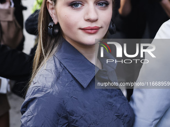 Joey King attends the Max Mara Fashion Show during the Milan Womenswear Spring/Summer 2025 in Milan, Italy, on September 19, 2024 (