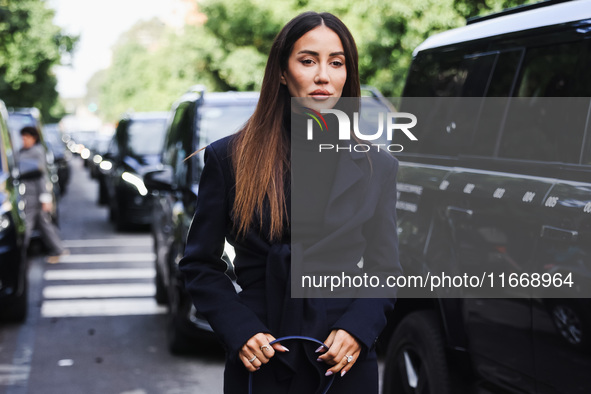 Tamara Kalinic attends the Max Mara Fashion Show during the Milan Womenswear Spring/Summer 2025 in Milan, Italy, on September 19, 2024 