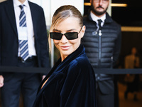 Veronica Ferraro attends the Max Mara Fashion Show during the Milan Womenswear Spring/Summer 2025 in Milan, Italy, on September 19, 2024 (