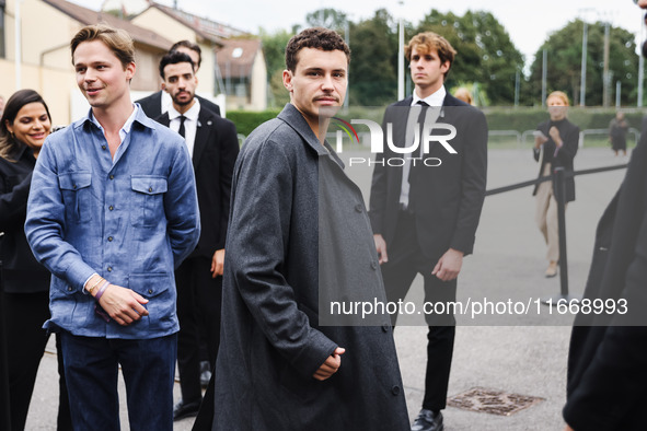 Aron Piper attends the Fendi Fashion Show during the Milan Womenswear Spring/Summer 2025 in Milan, Italy, on September 17, 2024 