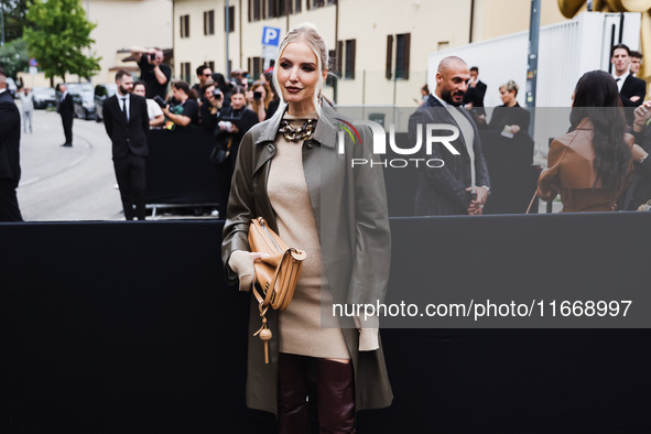 Leonie Hanne attends the Fendi Fashion Show during the Milan Womenswear Spring/Summer 2025 in Milan, Italy, on September 17, 2024 