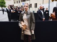 Leonie Hanne attends the Fendi Fashion Show during the Milan Womenswear Spring/Summer 2025 in Milan, Italy, on September 17, 2024 (