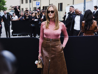 Valentina Ferragni attends the Fendi Fashion Show during the Milan Womenswear Spring/Summer 2025 in Milan, Italy, on September 17, 2024 (