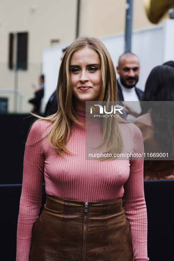 Valentina Ferragni attends the Fendi Fashion Show during the Milan Womenswear Spring/Summer 2025 in Milan, Italy, on September 17, 2024 