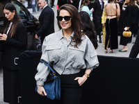 Hayley Atwell attends the Fendi Fashion Show during the Milan Womenswear Spring/Summer 2025 in Milan, Italy, on September 17, 2024. (