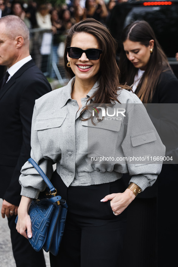 Hayley Atwell attends the Fendi Fashion Show during the Milan Womenswear Spring/Summer 2025 in Milan, Italy, on September 17, 2024. 