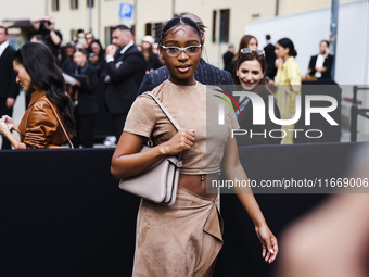 Normani attends the Fendi Fashion Show during the Milan Womenswear Spring/Summer 2025 in Milan, Italy, on September 17, 2024 (