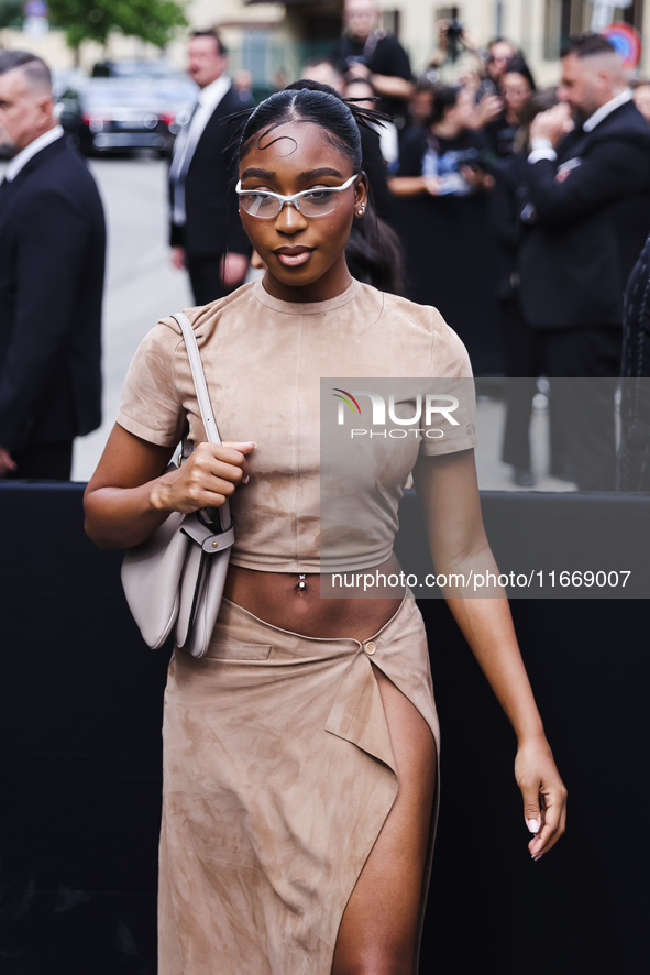 Normani attends the Fendi Fashion Show during the Milan Womenswear Spring/Summer 2025 in Milan, Italy, on September 17, 2024 