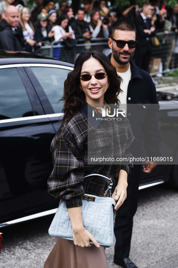 Matilda De Angelis attends the Fendi Fashion Show during the Milan Womenswear Spring/Summer 2025 in Milan, Italy, on September 17, 2024 