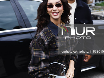 Matilda De Angelis attends the Fendi Fashion Show during the Milan Womenswear Spring/Summer 2025 in Milan, Italy, on September 17, 2024 (