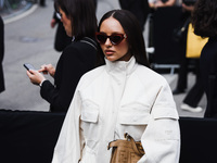 Jade Thirlwall attends the Fendi Fashion Show during the Milan Womenswear Spring/Summer 2025 in Milan, Italy, on September 17, 2024 (