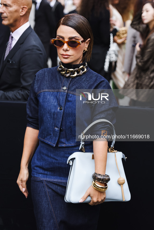 Saba Mubarak attends the Fendi Fashion Show during the Milan Womenswear Spring/Summer 2025 in Milan, Italy, on September 17, 2024 