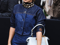 Saba Mubarak attends the Fendi Fashion Show during the Milan Womenswear Spring/Summer 2025 in Milan, Italy, on September 17, 2024 (