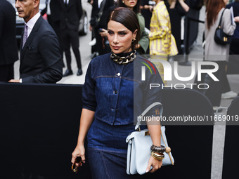 Saba Mubarak attends the Fendi Fashion Show during the Milan Womenswear Spring/Summer 2025 in Milan, Italy, on September 17, 2024 (