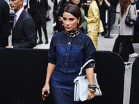 Saba Mubarak attends the Fendi Fashion Show during the Milan Womenswear Spring/Summer 2025 in Milan, Italy, on September 17, 2024 (