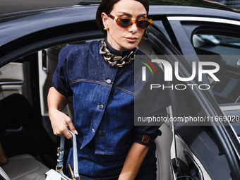 Saba Mubarak attends the Fendi Fashion Show during the Milan Womenswear Spring/Summer 2025 in Milan, Italy, on September 17, 2024 (