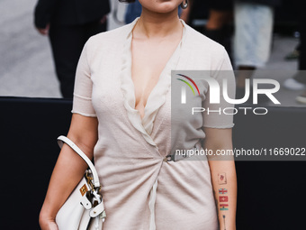 Raye attends the Fendi Fashion Show during the Milan Womenswear Spring/Summer 2025 in Milan, Italy, on September 17, 2024 (