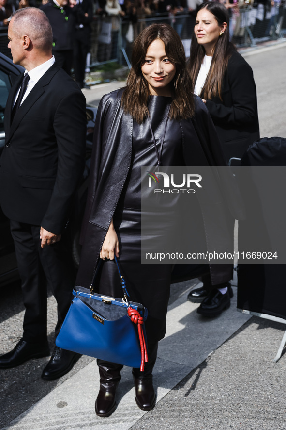 Haruna Kawaguchi attends the Fendi Fashion Show during the Milan Womenswear Spring/Summer 2025 in Milan, Italy, on September 17, 2024 