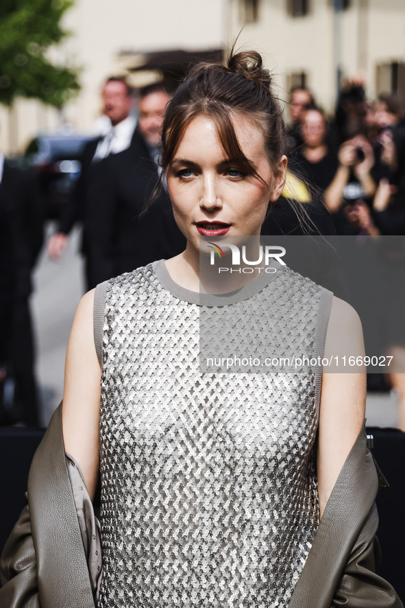 Letizia Toni attends the Fendi Fashion Show during the Milan Womenswear Spring/Summer 2025 in Milan, Italy, on September 17, 2024 