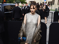 Letizia Toni attends the Fendi Fashion Show during the Milan Womenswear Spring/Summer 2025 in Milan, Italy, on September 17, 2024 (