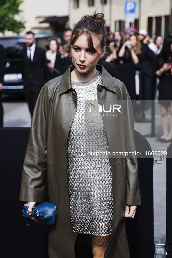 Letizia Toni attends the Fendi Fashion Show during the Milan Womenswear Spring/Summer 2025 in Milan, Italy, on September 17, 2024 