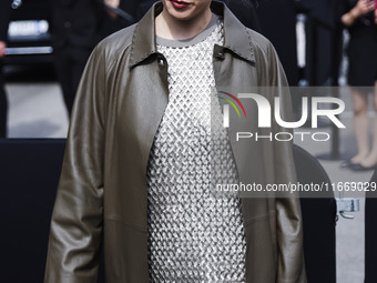 Letizia Toni attends the Fendi Fashion Show during the Milan Womenswear Spring/Summer 2025 in Milan, Italy, on September 17, 2024 (