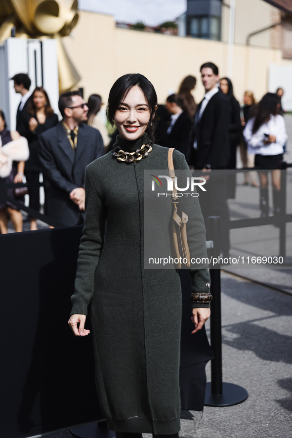 Tang Tiffany Yan attends the Fendi Fashion Show during the Milan Womenswear Spring/Summer 2025 in Milan, Italy, on September 17, 2024 