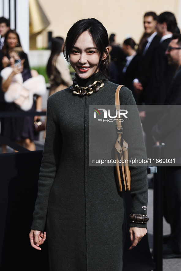 Tang Tiffany Yan attends the Fendi Fashion Show during the Milan Womenswear Spring/Summer 2025 in Milan, Italy, on September 17, 2024 