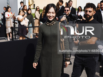 Tang Tiffany Yan attends the Fendi Fashion Show during the Milan Womenswear Spring/Summer 2025 in Milan, Italy, on September 17, 2024 (