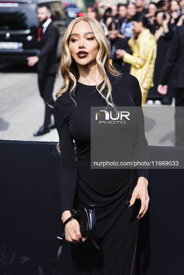 Munroe Bergdorf attends the Fendi Fashion Show during the Milan Womenswear Spring/Summer 2025 in Milan, Italy, on September 17, 2024 