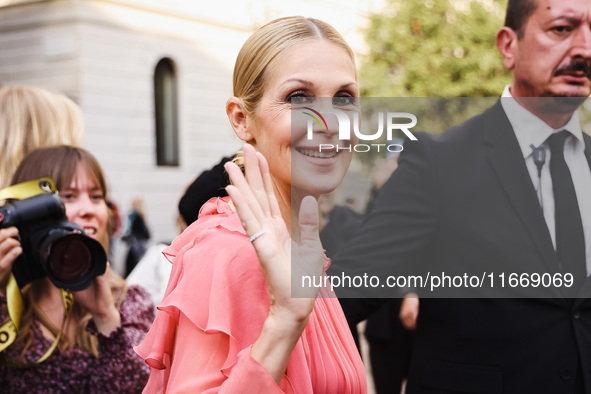 Kelly Rutherford attends the Alberta Ferretti Fashion Show during the Milan Womenswear Spring/Summer 2025 in Milan, Italy, on September 17,...