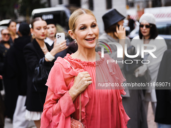 Kelly Rutherford attends the Alberta Ferretti Fashion Show during the Milan Womenswear Spring/Summer 2025 in Milan, Italy, on September 17,...