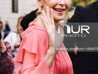 Kelly Rutherford attends the Alberta Ferretti Fashion Show during the Milan Womenswear Spring/Summer 2025 in Milan, Italy, on September 17,...