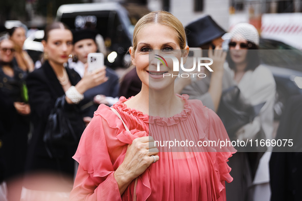 Kelly Rutherford attends the Alberta Ferretti Fashion Show during the Milan Womenswear Spring/Summer 2025 in Milan, Italy, on September 17,...