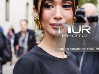 Heart Evangelista attends the Alberta Ferretti Fashion Show during the Milan Womenswear Spring/Summer 2025 in Milan, Italy, on September 17,...