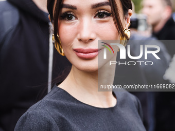 Heart Evangelista attends the Alberta Ferretti Fashion Show during the Milan Womenswear Spring/Summer 2025 in Milan, Italy, on September 17,...