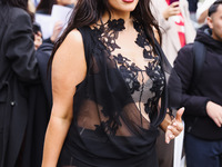 Ashley Graham attends the Alberta Ferretti Fashion Show during the Milan Womenswear Spring/Summer 2025 in Milan, Italy, on September 17, 202...