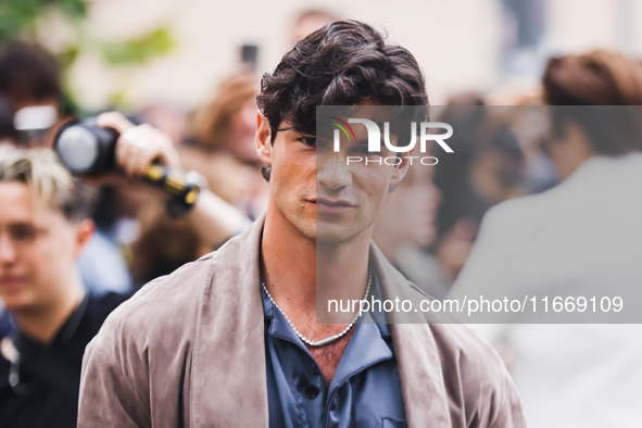 Paul Forman attends the Boss Fashion Show during the Milan Womenswear Spring/Summer 2025 in Milan, Italy, on September 18, 2024 