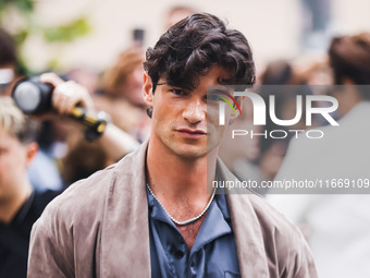 Paul Forman attends the Boss Fashion Show during the Milan Womenswear Spring/Summer 2025 in Milan, Italy, on September 18, 2024 (