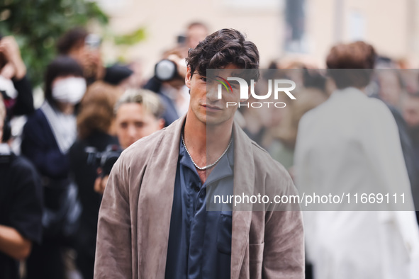 Paul Forman attends the Boss Fashion Show during the Milan Womenswear Spring/Summer 2025 in Milan, Italy, on September 18, 2024 