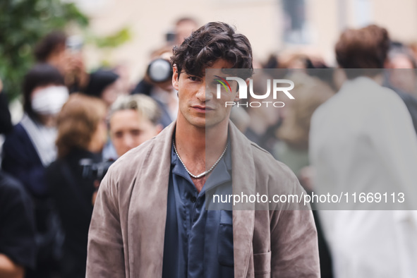 Paul Forman attends the Boss Fashion Show during the Milan Womenswear Spring/Summer 2025 in Milan, Italy, on September 18, 2024 