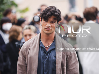 Paul Forman attends the Boss Fashion Show during the Milan Womenswear Spring/Summer 2025 in Milan, Italy, on September 18, 2024 (