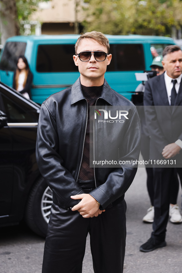 Dennis Mojen attends the Boss Fashion Show during the Milan Womenswear Spring/Summer 2025 in Milan, Italy, on September 18, 2024 