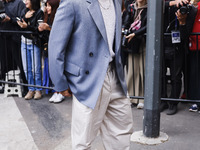 Josh Heuston attends the Boss Fashion Show during the Milan Womenswear Spring/Summer 2025 in Milan, Italy, on September 18, 2024 (