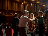 Director Francis Ford Coppola attends the Francis Ford Coppola Masterclass during the 19th Rome Film Festival at Sala Sinopoli in Rome, Ital...