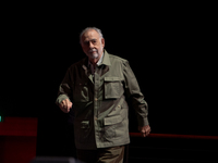 Director Francis Ford Coppola attends the Francis Ford Coppola Masterclass during the 19th Rome Film Festival at Sala Sinopoli in Rome, Ital...