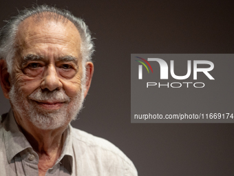 Director Francis Ford Coppola attends the Francis Ford Coppola Masterclass during the 19th Rome Film Festival at Sala Sinopoli in Rome, Ital...