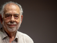 Director Francis Ford Coppola attends the Francis Ford Coppola Masterclass during the 19th Rome Film Festival at Sala Sinopoli in Rome, Ital...