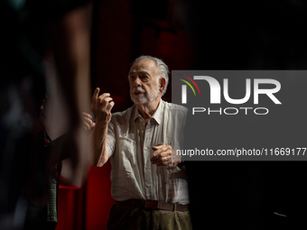 Director Francis Ford Coppola attends the Francis Ford Coppola Masterclass during the 19th Rome Film Festival at Sala Sinopoli in Rome, Ital...