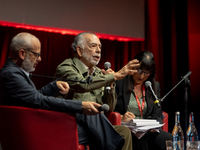 Director Francis Ford Coppola attends the Francis Ford Coppola Masterclass during the 19th Rome Film Festival at Sala Sinopoli in Rome, Ital...